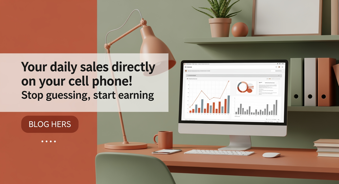 Imagen de ¡Tus ventas diarias directo en tu celular! Deja de adivinar, empieza a ganar.